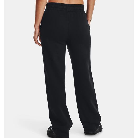 NWT Under Armour UA Rival Fleece Women's Straight Leg Pants in Black size Medium - Picture 3 of 8
